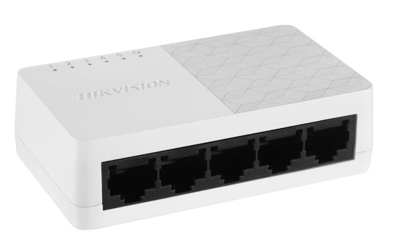 Switches | HIKVISION DS-3E0105D-O — Switch , 5 Puertos Fast Ethernet 10/100, 1 Gbit/s, 2000 Entradas, No Administrado