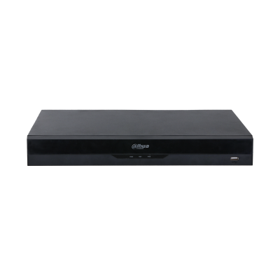 Grabadoras de Video en Red (NVR) | DAHUA DHT0190010 — NVR de 8 Canales NVR5208-8P-EI para 2 Discos Duros, máx. 32TB, 1 x USB 2.0, 1 x RJ-45