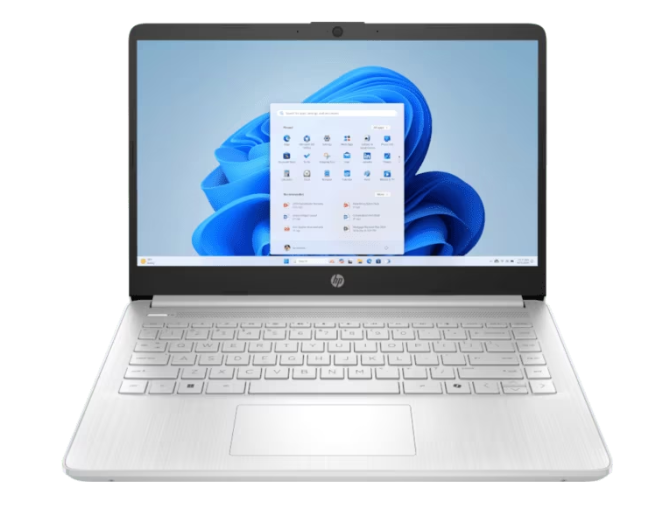 Laptops | HP C92PRLA-ROW — Laptop 14-dq6210la, 14" 1366x768 HD, Intel N150, 8GB, 128GB SSD, Windows 11 Home, Español