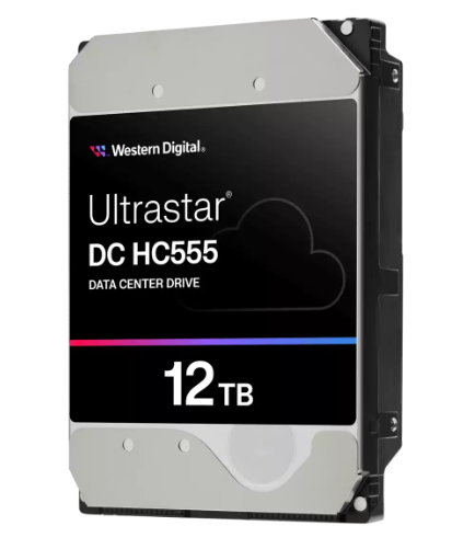 Discos Duros para NAS | WESTERN DIGITAL 0B48720 — Disco Duro para NAS Ultrastar HC555 3.5", 12TB, SATA III, 6 Gbit/s, 7200RPM 512MB Caché