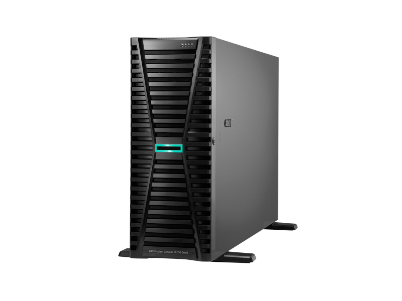 Servidores | HP ENTERPRISE P89085-DM5 — Servidor HPE ProLiant ML350 Gen12, Intel Xeon 6505P, 64GB DDR5, 960GB, 2.5", NVMe/SAS/SATA, 2U - no Sistema Operativo Instalado