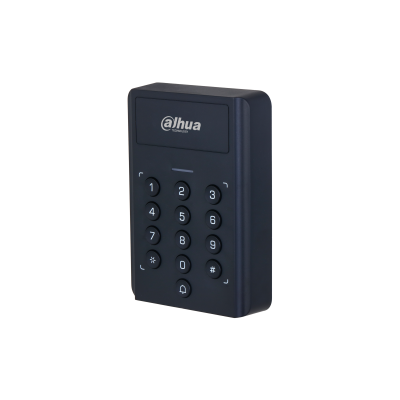 Control de Acceso con Tarjeta | DAHUA ASI1201BL-D — Lector de Tarjetas de Proximidad con Teclado , 3.000 Usuarios, para Interior