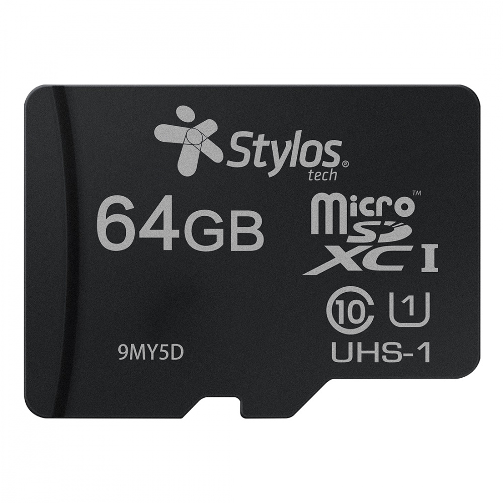 Memorias Flash | STYLOS STMSDS4B — Memoria Flash STMSDS3B, 64GB MicroSDHC UHS-I Clase 10