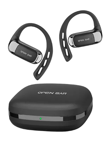 Audífonos Intrauriculares | LUVAA 26 OPENEAR ARCO NGR — Audífonos Intrauriculares con Micrófono Open Ear Arco, Inalámbrico, Bluetooth, Negro
