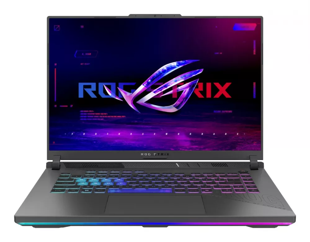 Laptops | ASUS G614PR-G16.R95070TI-ROW — Laptop Gamer ROG Strix G16, 16" 1920x1200 WUXGA, AMD Ryzen 9 8940HX, NVIDIA GeForce RTX 5070 Ti, 16GB, 1TB SSD, Windows 11 Home, Inglés