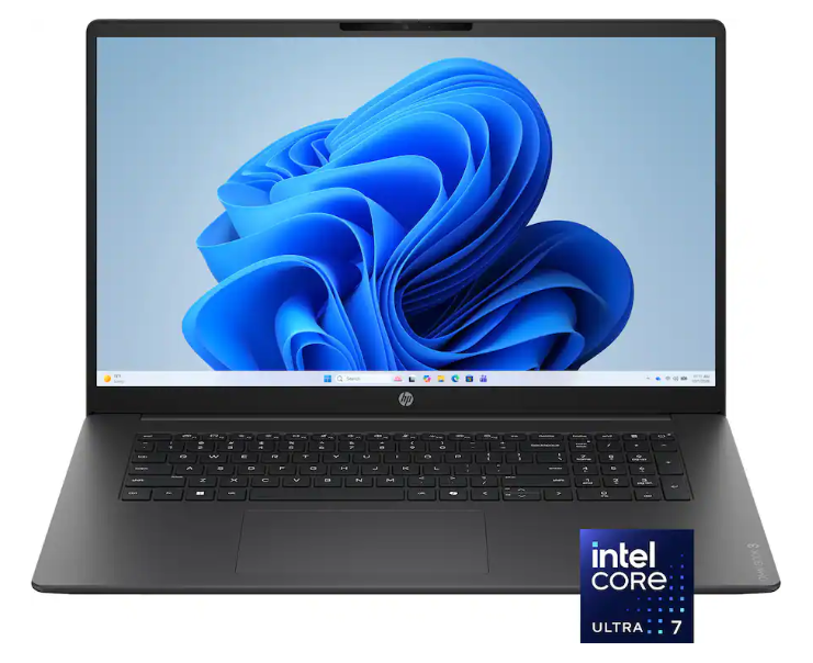Laptops | HP D7NF3UA#ABA-ROW — Laptop OmniBook 3, 17.3" 1920x1080 Full HD, Intel Core Ultra 7 255U, 16GB, 512GB SSD, Windows 11 Home, Inglés