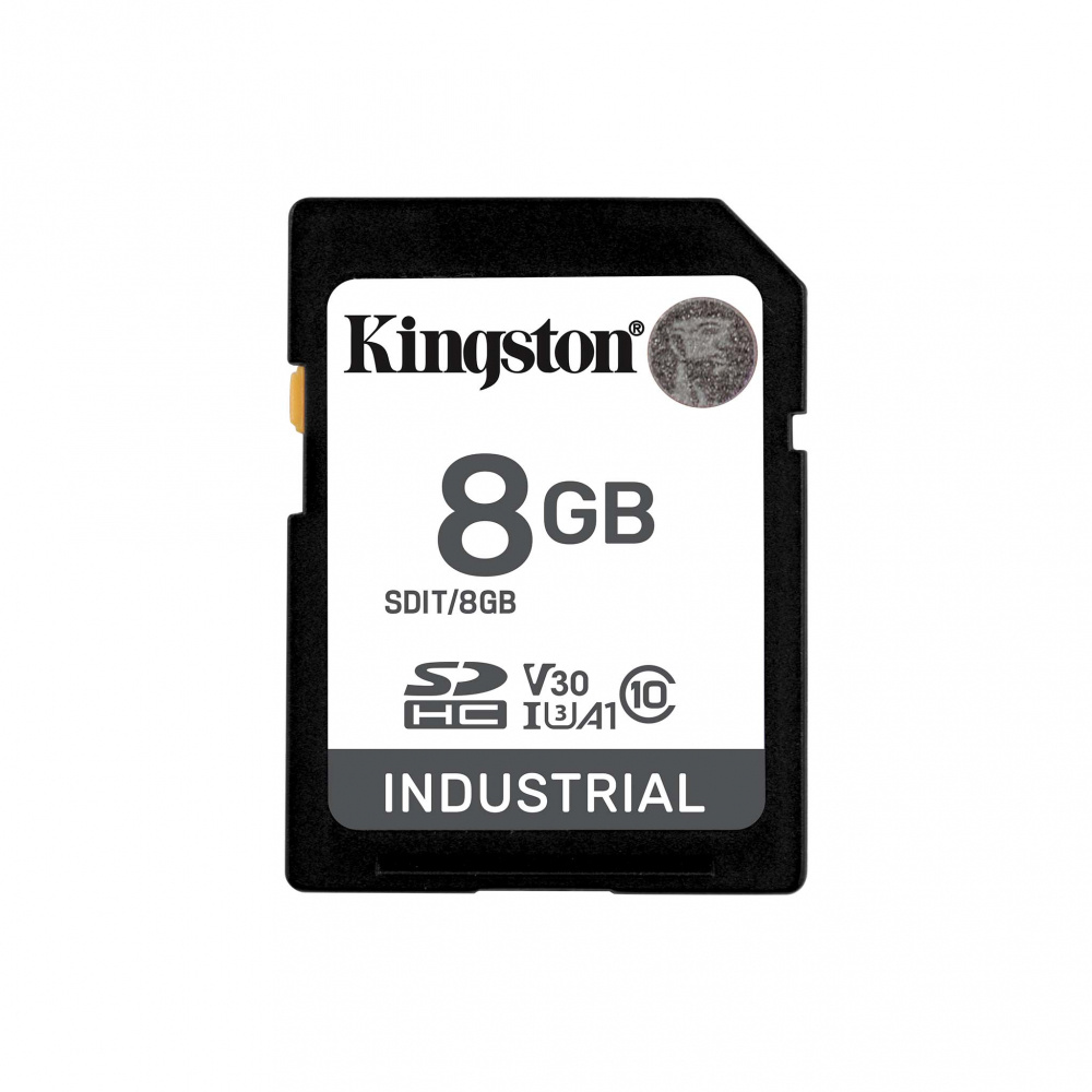 Memorias Flash | KINGSTON SDIT/8GB — Memoria Flash Industrial SD, 8GB SDXC UHS-I Clase 10