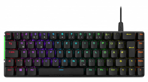 Teclados | ASUS 90MP0346-BKFA00-ROW — Teclado Gamer ROG Falchion Ace RGB, Teclado Mecánico, Switch ROG NX Red, Alámbrico, Negro (Inglés)
