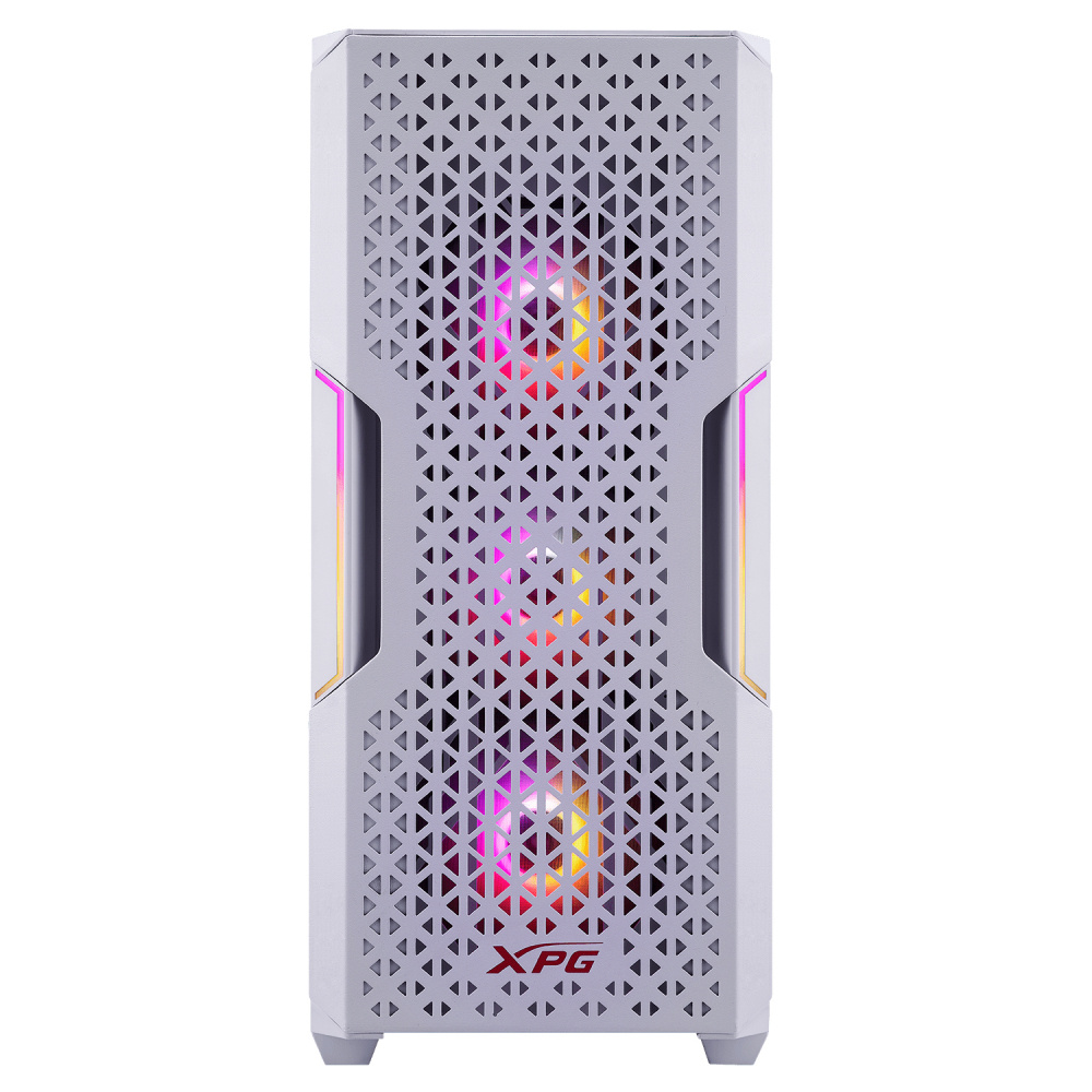 Gabinetes | XPG STARKERAIR-WHCWW — Gabinete Starker Air, Midi-Tower, ATX/Micro-ATX/Mini-ITX, USB 3.0, sin Fuente, 2 Ventiladores Instalados, Blanco