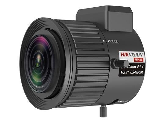 Objetivos Varifocales | HIKVISION TV2710D-MPIR — Lente Varifocal , 2.7 - 10mm, 3MP, Ángulo 108.2° a 35.7°, Negro