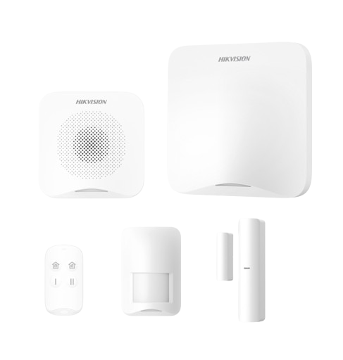 Kits de Alarma | HIKVISION AXHOME-KIT-WIFI — Kit Sistema de Alarma AXHOME, Alámbrico, 99 Zonas de Alarma, 1 Sensor de Movimiento, 2 Sensores Puerta/Ventana, con Panel de Control