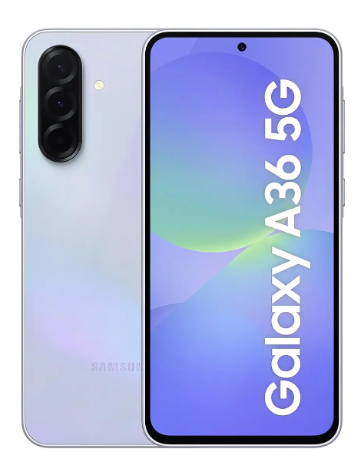Celulares | SAMSUNG Samsung_A36_8/128_Lavender — Galaxy A36 5G 6.7" Dual SIM, 128GB, 8GB RAM, Morado