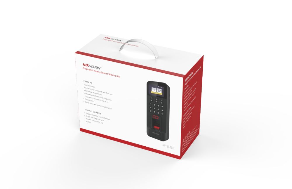 Control de Acceso y Asistencia Biométrico | HIKVISION DS-KAS261 — Control de Acceso y Asistencia Biométrico , 3.000 Usuarios, 3.000 Huellas, 3.000 Tarjetas, USB 2.0