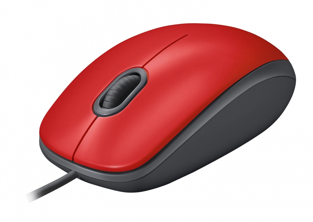 Mouse | LOGITECH 910-005492 — Mouse Óptico M110 Silent, Alámbrico, USB, 1000DPI, Rojo