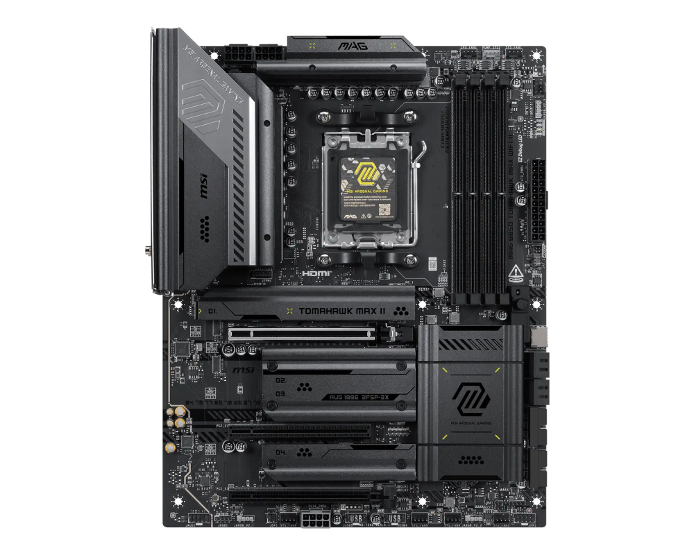 Tarjetas Madre | MSI MAG B850 TOMAHAWK MAX WIFI II — Tarjeta Madre , ATX, Socket AM5, AMD B850, 256GB DDR5, HDMI para AMD