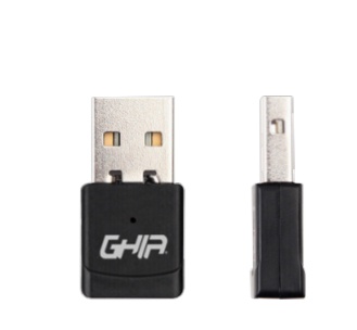 Adaptadores de Red USB | GHIA GNW-U5 — Adaptador de Red USB , Inalámbrico, 2.4GHz, 600Mbps