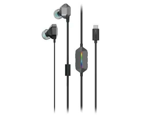 Audífonos Intrauriculares | LENOVO GXD1N40797 — Audífonos Intrauriculares con Micrófono LEGION E510, Alámbrico, 1.5 Metros, USB-C, Negro