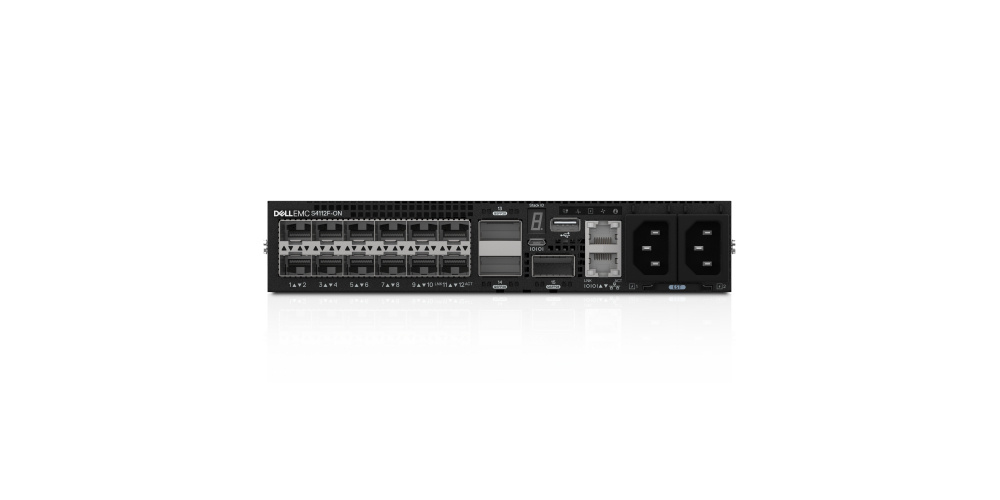 Switches | DELL S4112F_1.4 — Switch Gigabit Ethernet , 12 Puertos SFP + 3 Puertos QSFP28, 840 Gbit/s, 272 Entradas - Administrable