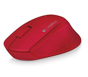 Mouse | LOGITECH 910-004286 — Mouse Óptico M280, Inalámbrico, 1000DPI, USB, Rojo
