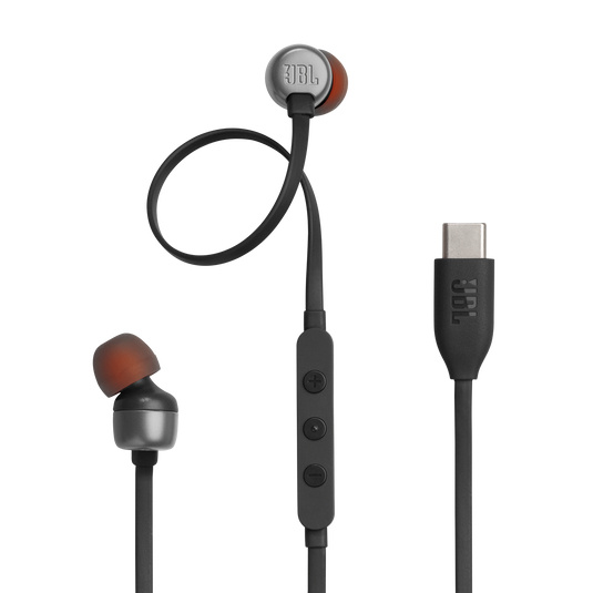 Audífonos Intrauriculares | JBL JBLT310CBLK — Audífonos Intrauriculares con Micrófono Tune 310C, Alámbrico, USB-C, Negro