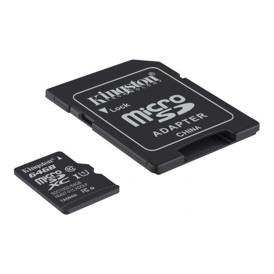 Memorias Flash | KINGSTON MSD-064/MICRO — Memoria Flash , 64GB MicroSD Clase 10, con Adaptador