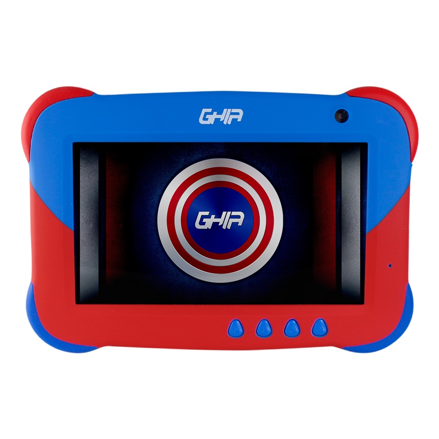 Tablets | GHIA GTKIDS7CA — Tablet para Niños 7 KIDS 7", 16GB, Android 9.0 Go Edition, Azul/Rojo