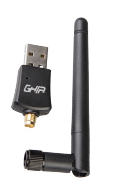 Adaptadores de Red USB | GHIA GNW-U4 — Adaptador de Red USB , Inalámbrico, 2.4GHz, 300Mbps