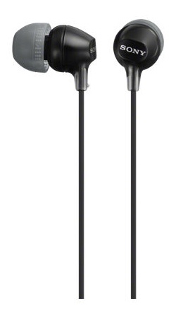 Audífonos Intrauriculares | SONY MDR-EX15LPB — Audífonos Intrauriculares MDR-EX15LP, Alámbrico, 1.2 Metros, 3.5mm, Negro
