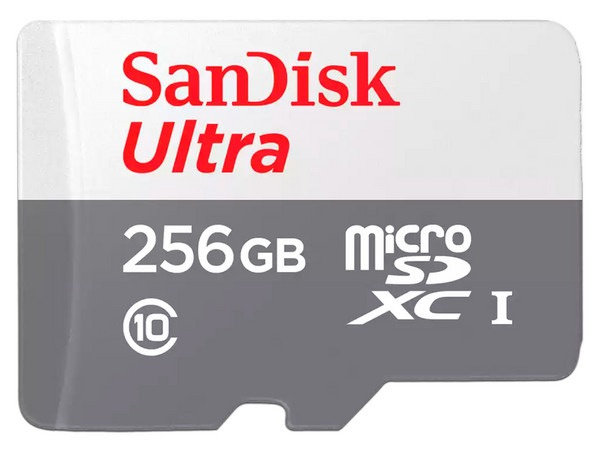 Memorias Flash | SANDISK SDSQUNR-256G-GN6TA — Memoria Flash Ultra, 256GB MicroSDXC UHS-I Clase 10, con Adaptador