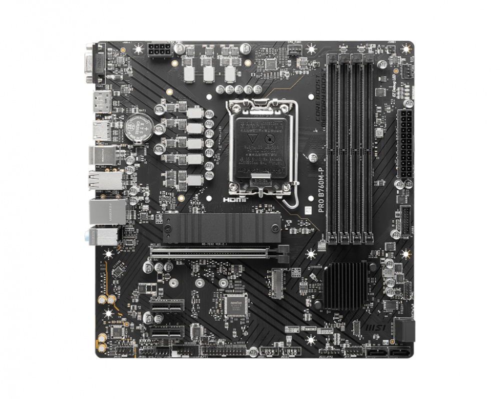 Tarjetas Madre | MSI PRO B760M-P — Tarjeta Madre , Micro-ATX, LGA 1700, Intel B760, 192GB DDR5, HDMI/DP para Intel