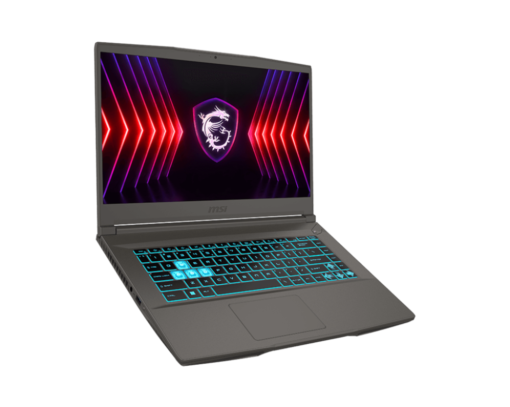 Laptops | MSI THIN A15 B7VE-466US-ROW — Laptop Gamer Thin 15, 15.6" 1920x1080 Full HD, AMD Ryzen 5 7535HS, NVIDIA GeForce RTX 4050, 8GB, 512GB SSD, Windows 11 Home, Inglés