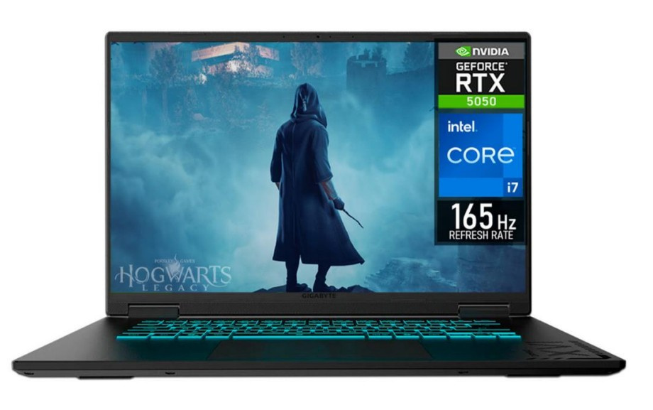 Laptops | GIGABYTE GA16E-5050CI732512M — Laptop Gamer A16, 16" 1920x1200 WUXGA, Intel Core i7-13620H, NVIDIA GeForce RTX 5050, 32GB, 512GB SSD, Windows 11 Home, Español
