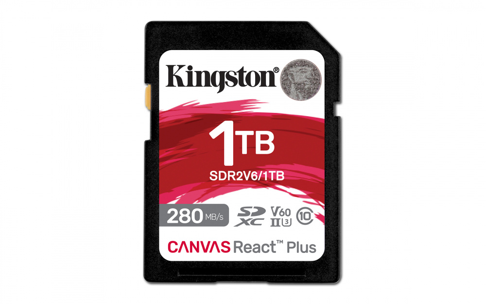 Memorias Flash | KINGSTON SDR2V6/1TB — Memoria Flash Canvas React Plus V60, 1TB, SDXC UHS-II Clase 10