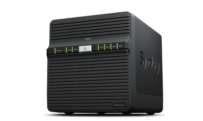 Servidores NAS | SYNOLOGY DS423 — NAS, 4 Bahías, Realtek RTD1619B, 2GB RAM, SATA, máx 108TB ― No Incluye Disco