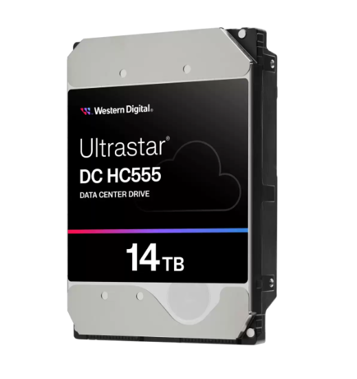 Discos Duros Internos para PC | WESTERN DIGITAL 0B48721-WUH722014CLE6L4 — Disco Duro Interno Ultrastar HC555 3.5", 14TB, SATA III, 6 Gbit/s, 7200RPM, 512MB Caché