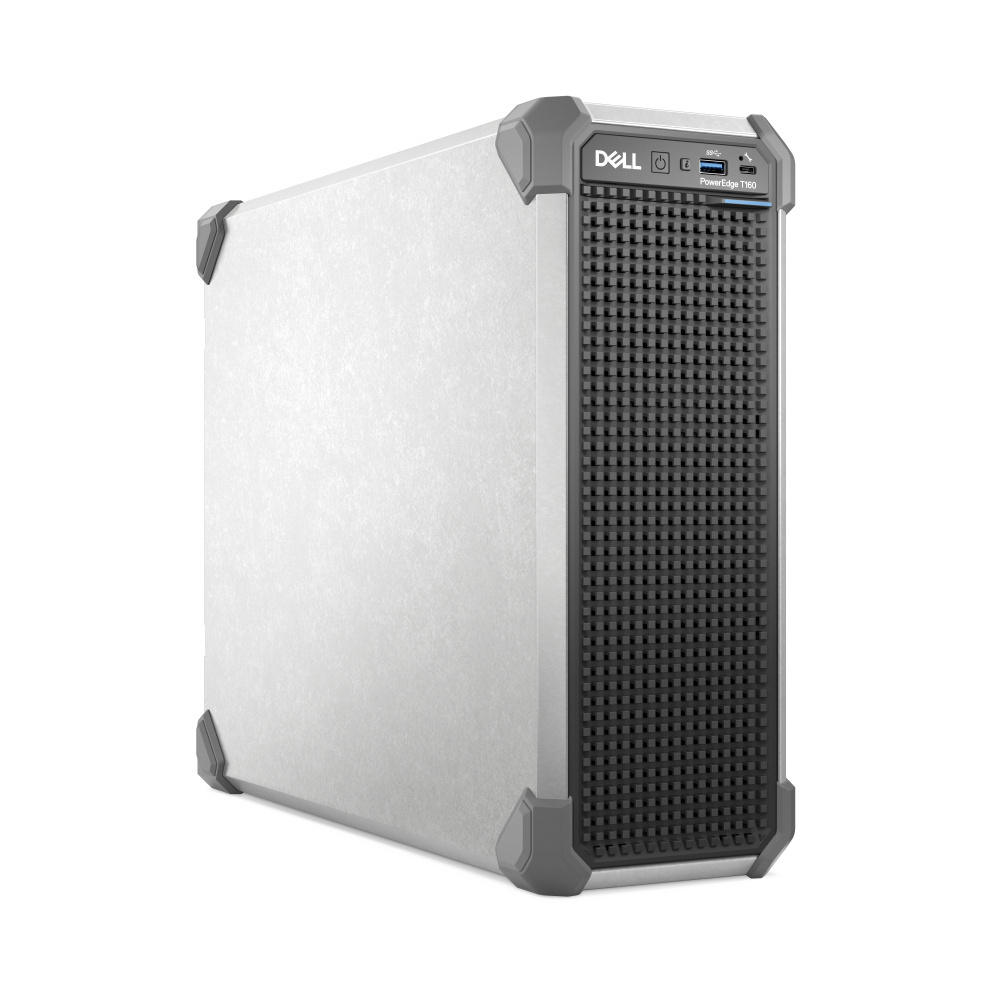 Servidores | DELL 3000203597229.1001 — Servidor PowerEdge T160, Intel Xeon 6315P, 16GB DDR5, 2TB, 3.5", SATA, Torre (3U) - no Sistema Operativo Instalado