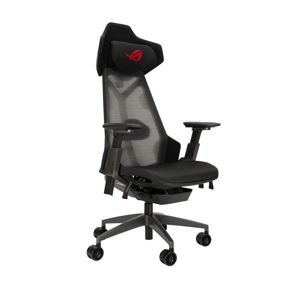 Sillas Gamer | ASUS 90GC0120-MSG010 — Silla Gamer ROG Destrier Ergo, hasta 150kg, Negro