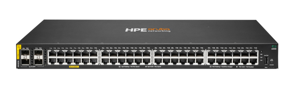 Switches | HP ENTERPRISE R8N85B — Switch HPE , 48 Puertos Gigabit Ethernet 10/100/1000 4 x No disponible 370W, 104 Gbit/s, 8192 Entradas, Administrado