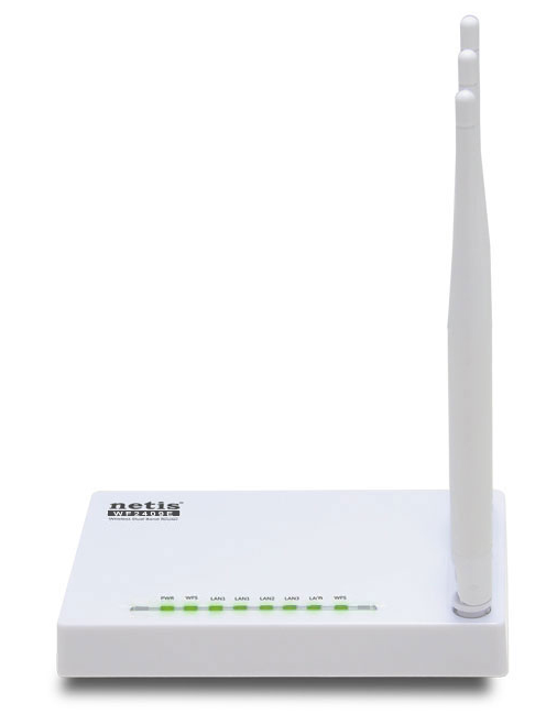 Router | NETIS WF2419E — Router , Wi-Fi 4, 5 x RJ-45 300 Mbit/s WLAN, Inalámbrico, Banda 2.4 GHz, 3 Antenas Externas, de 5 dBi