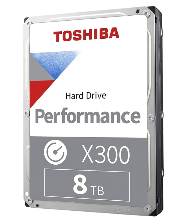 Discos Duros Internos para PC | TOSHIBA HDWR780XZSTA — Disco Duro Interno X300 3.5", 8TB, SATA III, 6 Gbit/s, 7200RPM, 512MB Caché