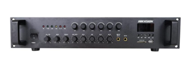 Amplificadores y Receptores AV | HIKVISION DS-QAE0A240G1-VB6/110 — Amplificador de Audio , Alámbrico, Bluetooth, USB