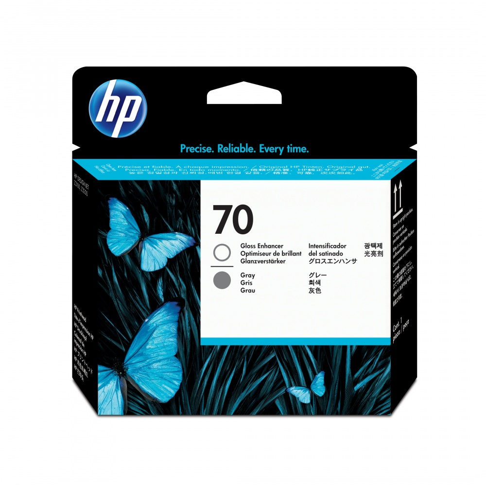 Cabezales | HP C9410A — Cabezal 70 Gris y Resaltador Gris