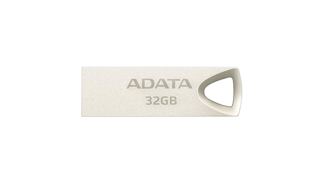 Memorias USB | ADATA AUV210-32G-RGD — Memoria USB UV210, 32GB, USB 2.0, Dorado Metálico