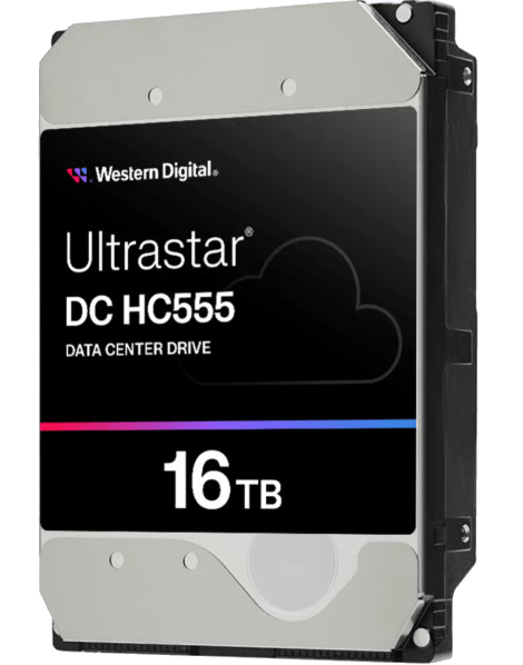 Discos Duros para Servidores | WESTERN DIGITAL WUH722016CLE6L4 — Disco Duro para Servidor Ultrastar HC555 3.5", 16TB, SATA III, 7200RPM, 6 Gbit/s