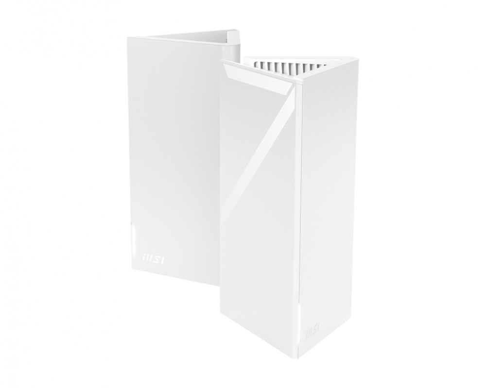 Wi-Fi en Malla | MSI ROAMII BE LITE MESH SYSTEM 2 PACK — Router con Sistema de Red Wi-Fi en Malla Roamii BE Lite, 2882Mbit/s, 3x RJ-45, 2.4/5GHz, 4 Antenas Internas - 2 Piezas