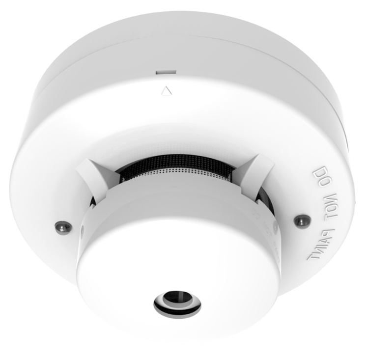 Detectores de Gas y Humo | HIKVISION DS-PDSMK-4 — Detector de Humo Fotoeléctrico , Alámbrico, Blanco