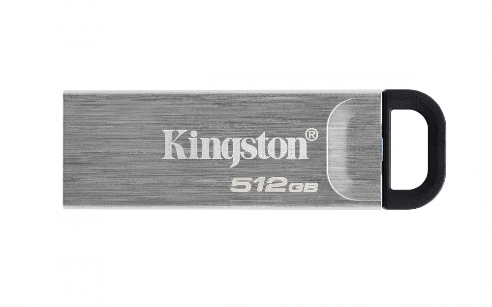 Memorias USB | KINGSTON DTKN/512GB — Memoria USB DataTraveler Kyson, 512GB, USB-A 3.0, Lectura 200MB/s, Escritura 60MB/s, Plata