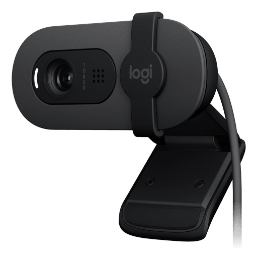 Webcams | LOGITECH 960-001591 — Webcam Brio 105, 2MP, 1920 x 1080 Pixeles, USB, Negro