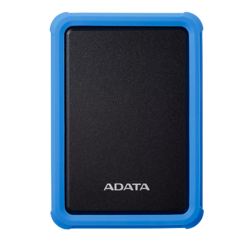Discos Duros Externos | ADATA AHD700P-2TU31-CBL — Disco Duro Externo HD700 2.5", 2TB, USB-A 3.2, Negro/Azul, Resistente a Golpes/Salpicaduras, para PC