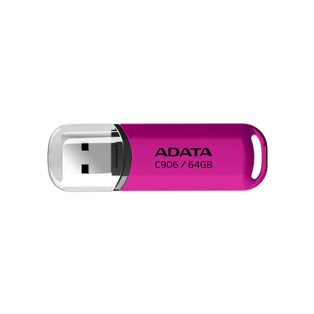 Memorias USB | ADATA AC906-64G-RPP — Memoria USB C906, 64GB, USB 2.0, Rosa